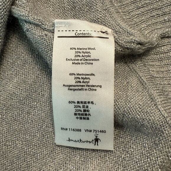 SmartWool Women’s Nokoni Dolman Sleeve Style Merino Wool Poncho Sweater Sz S/M - Picture 7 of 9